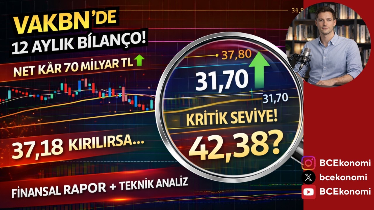VAKBN 12 Aylık Bilan&ccedil;o Analizi &rarr; 37,18 Kırılır mı?