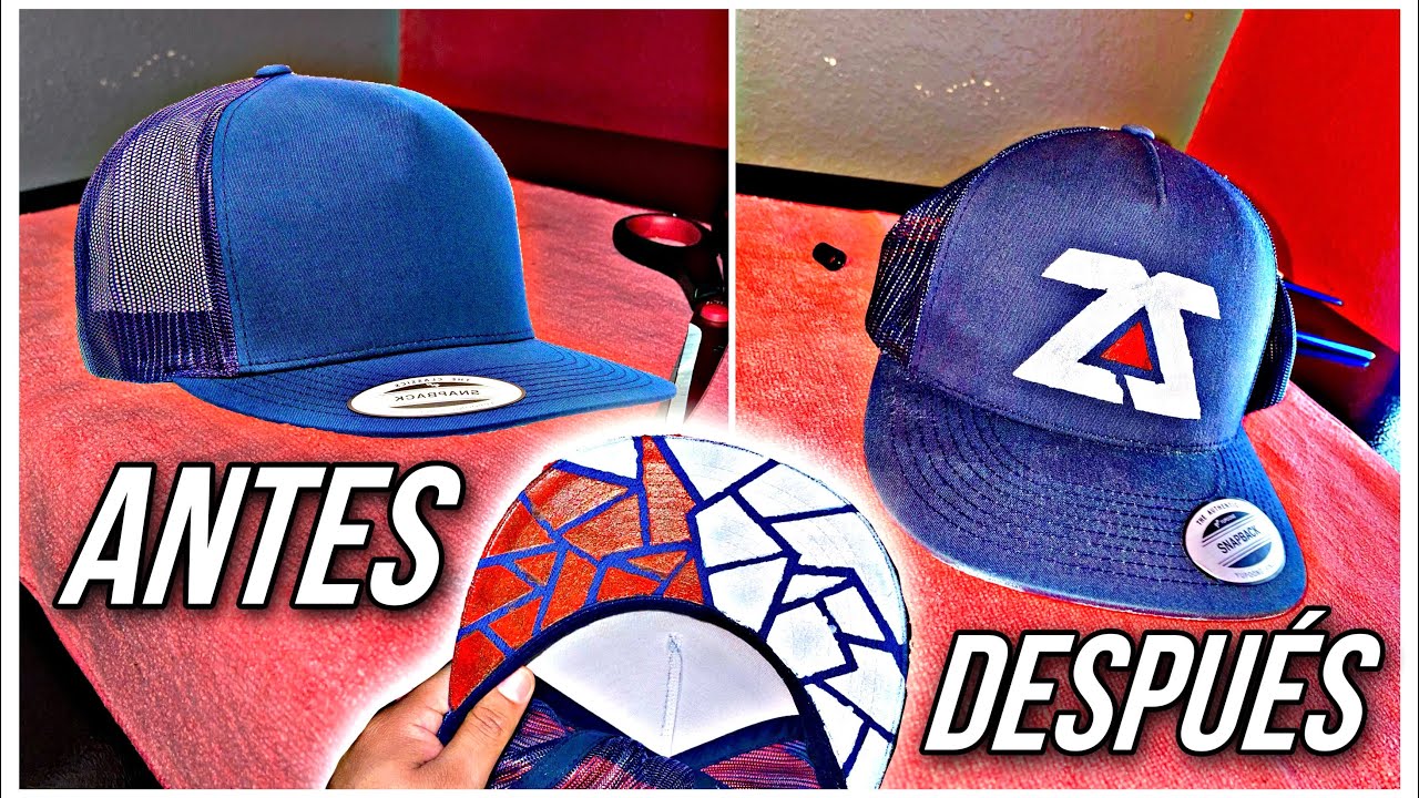 PINTANDO GORRA PERSONALIZADA 3