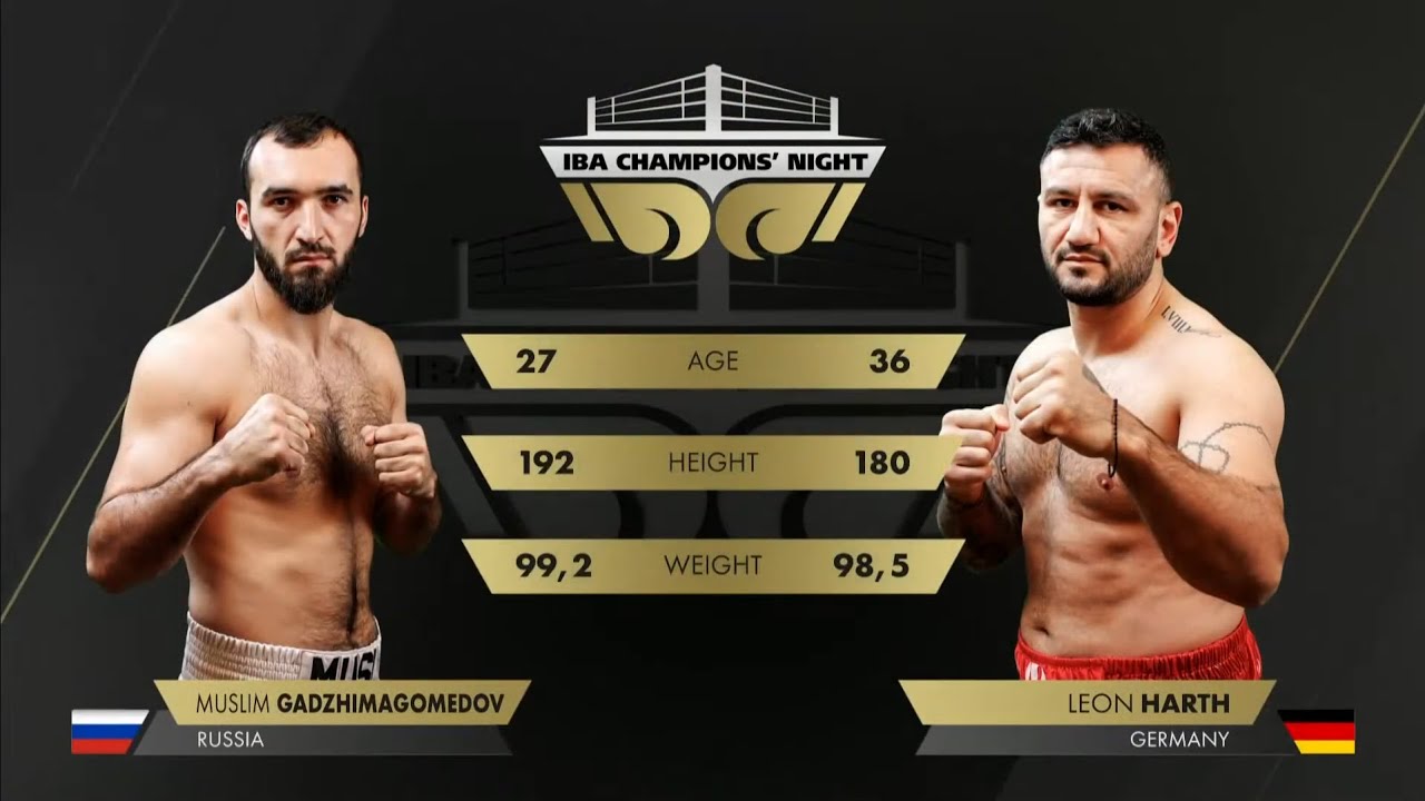 101,6kg GADGIMAGOMEDOV Muslim (RUS) vs HARTH Leon (GER) | IBA Champions’ Night | October 17, 2024