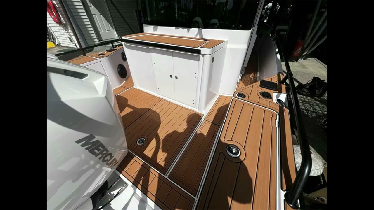 2023 Axopar 28 Swim Platform Cockpit Pad Boat EVA Foam Teak Deck Flooring Mat SeaDek MarineMat