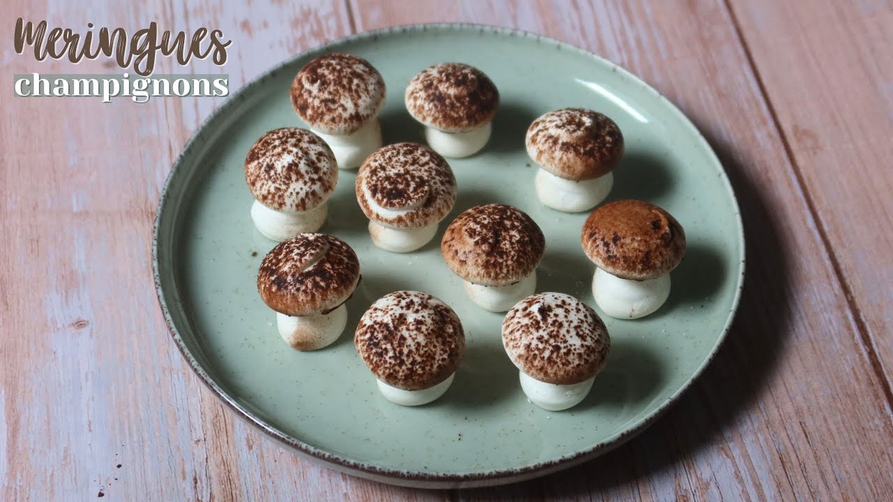 Meringues champignons ultra faciles - Léa cooking