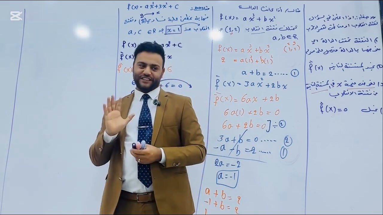الفصل الثالث إيجاد الثوابت في النهايات العضمى والصغرى