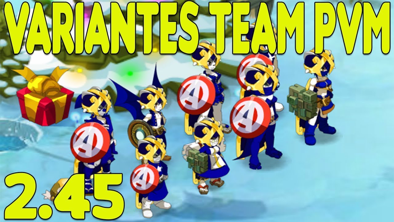 [Dofus] Mes choix de variantes/classes team PVM de 8 (maj 2.45)