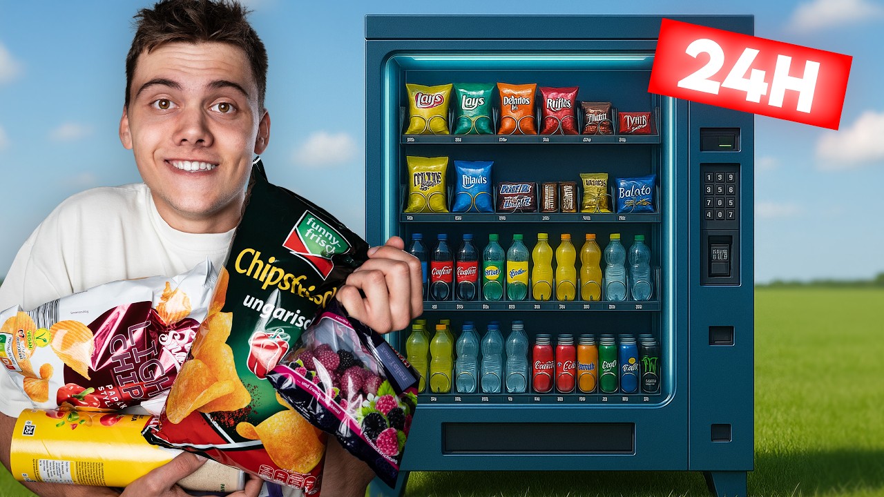24h nur aus Snack- Automaten leben!