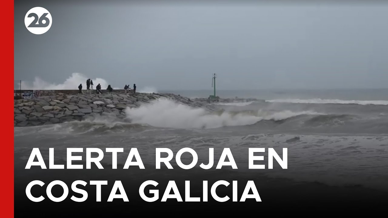 🚨 VIVO - ESPAÑA | Alerta roja en las costas de Galicia