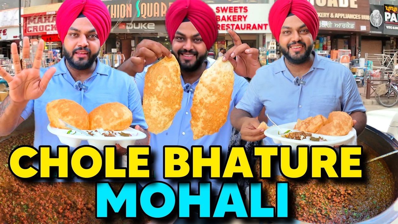 I Tried The Best Chole Bhature in Chandigarh