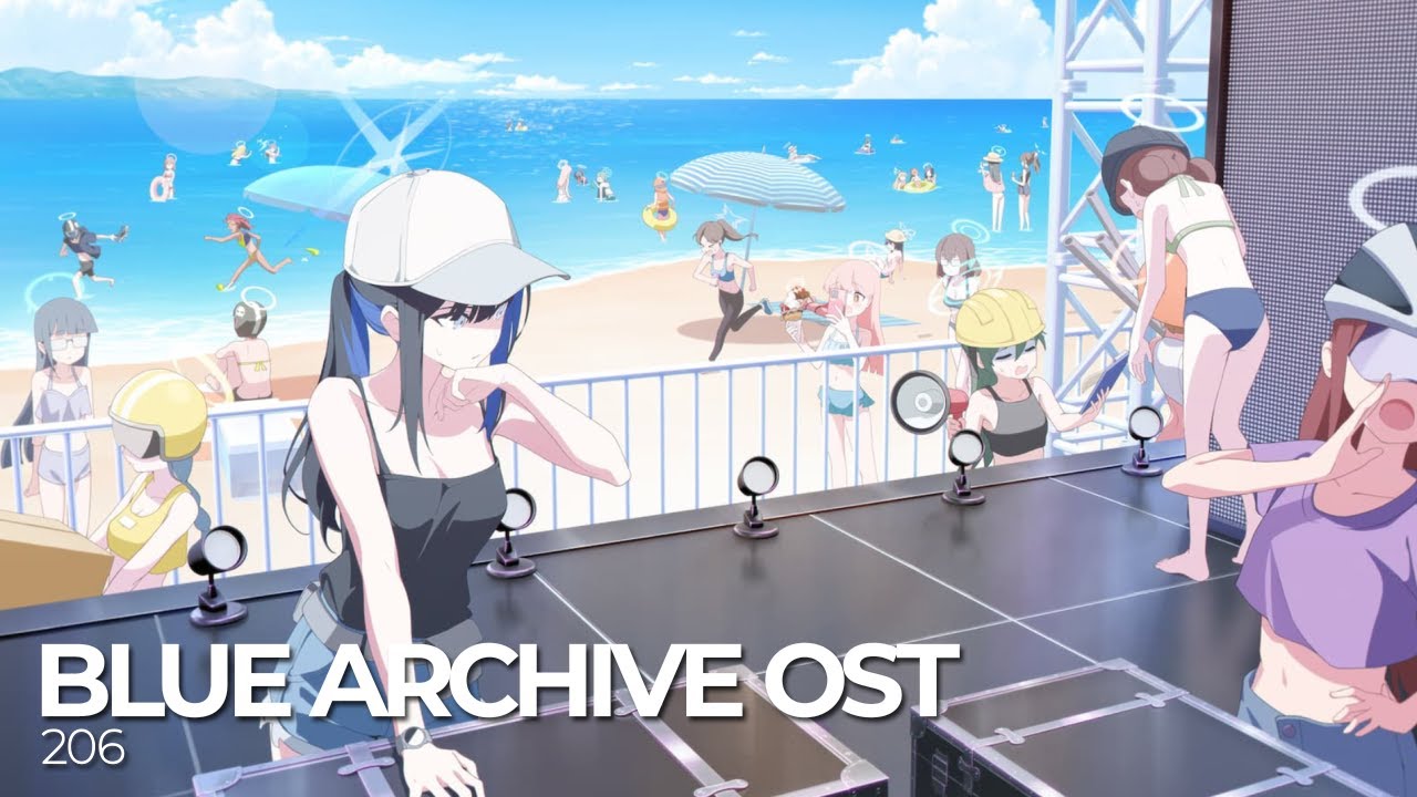 ブルーアーカイブ Blue Archive OST 206. Let me go Seaside