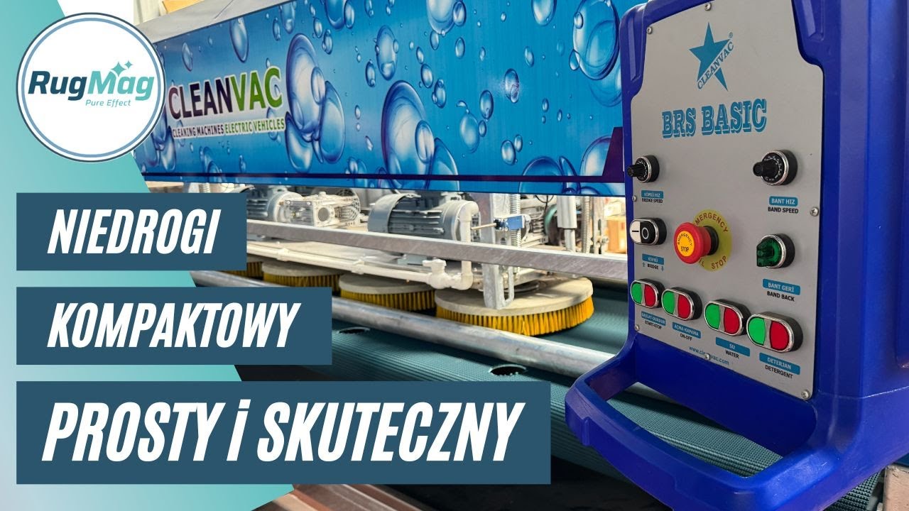 Mały i TANI automat piorący do dywan&oacute;w | Cleanvac