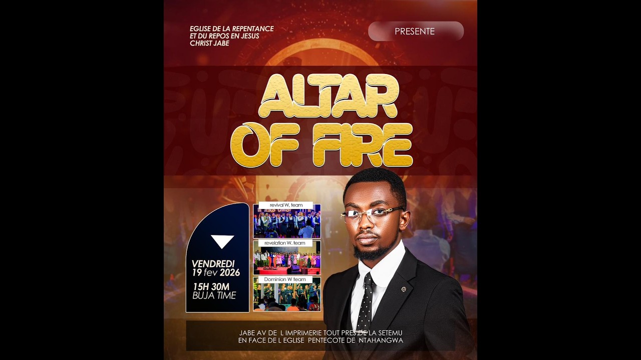 🔴 LIVE SERVICE FRIDAY 20/02/026// ALTAR OF FIRE// REPENTANCE AND REST IN JESUS CHRIST