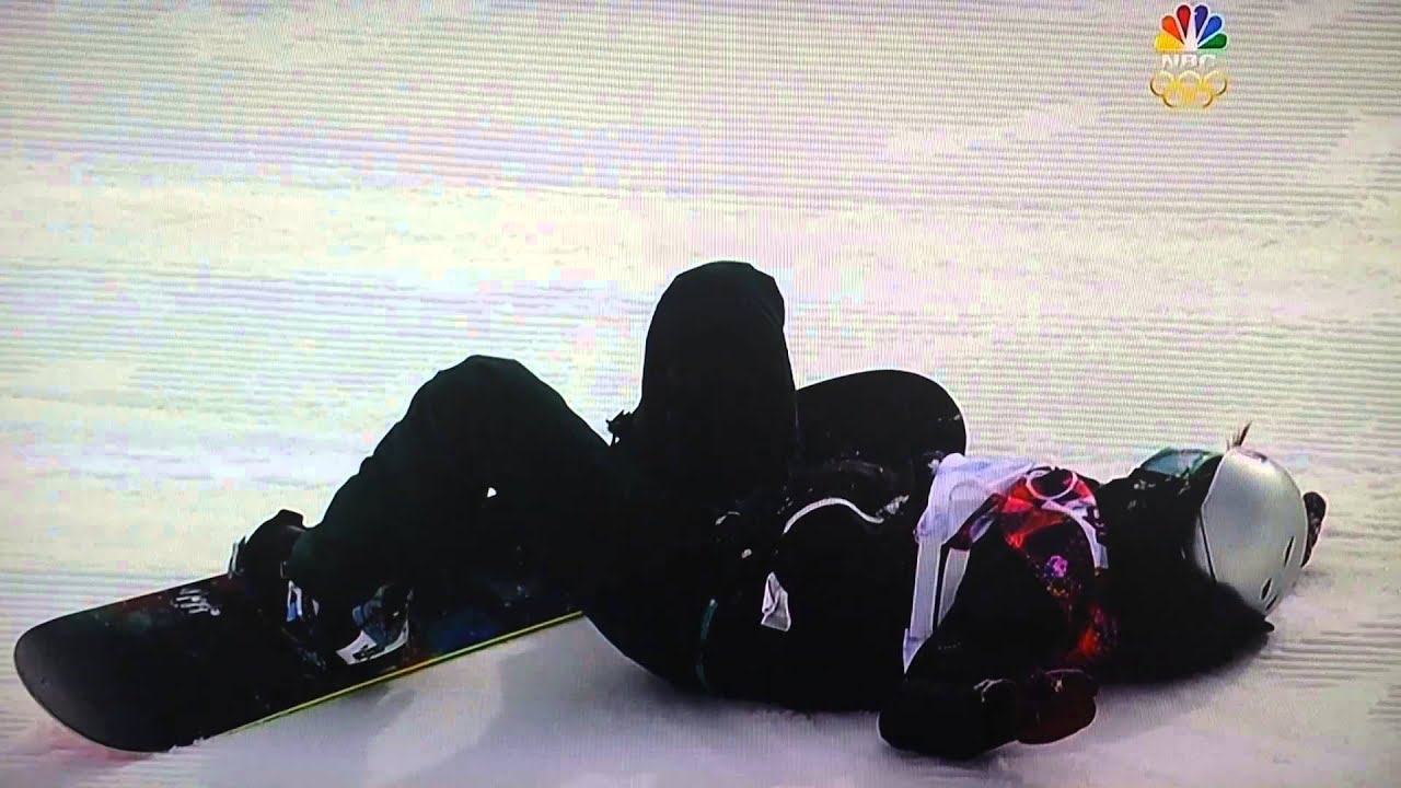 Sharka Pancochova Slopestyle Crash Sochi 2014