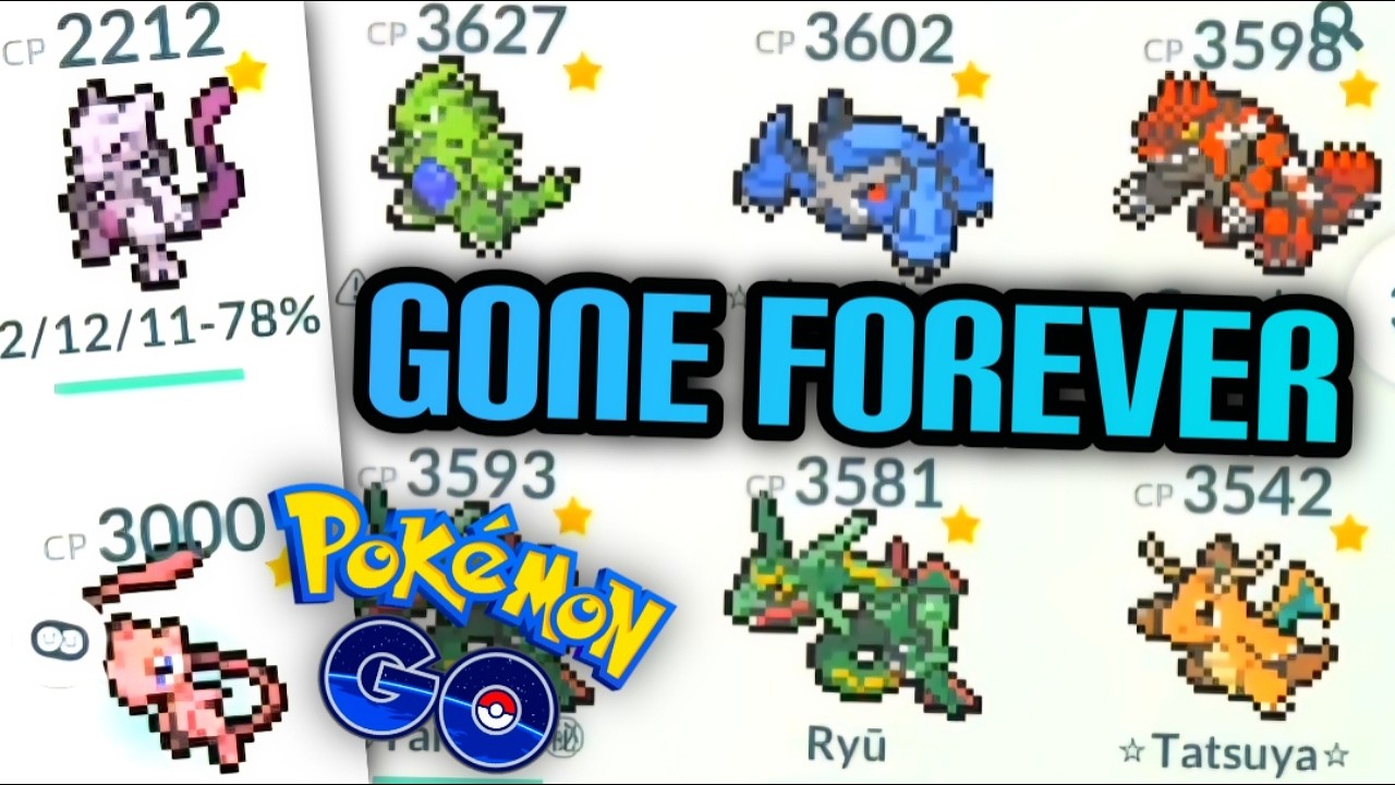 *THIS WILL NEVER COME BACK TO POKEMON GO* Why make this for only a few days?
