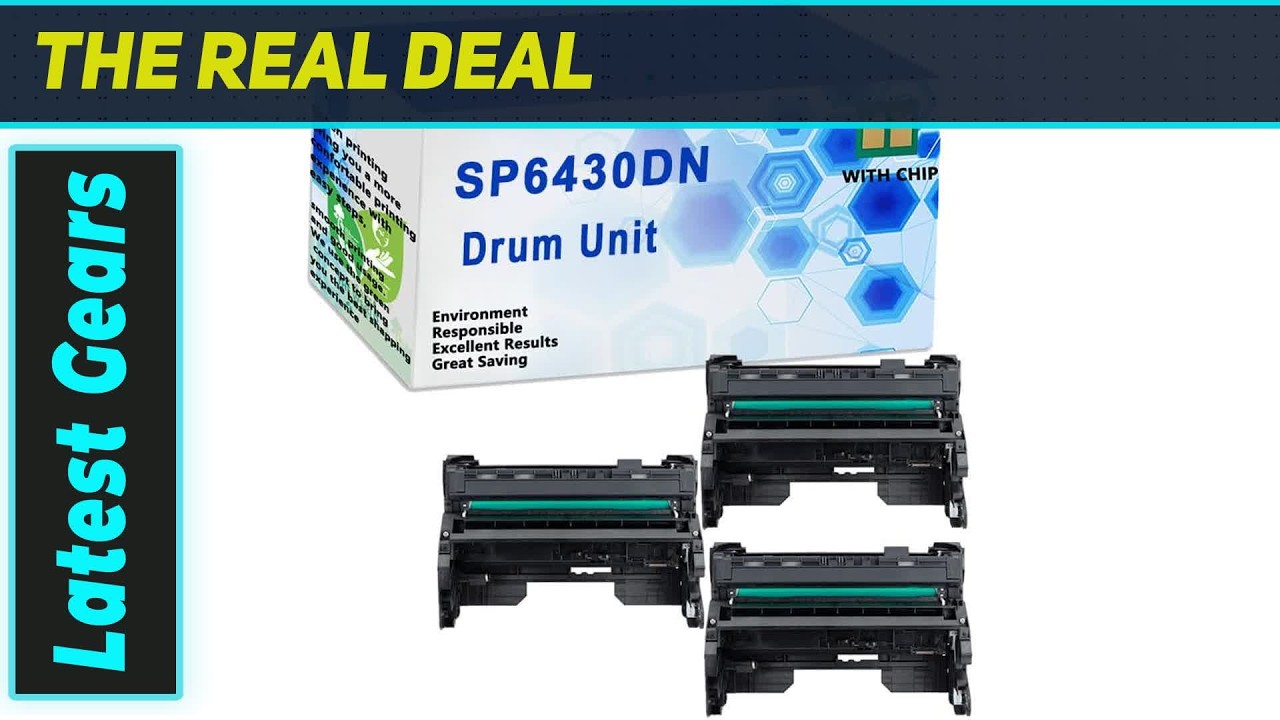 Ricoh SP6430DN Drum Unit: Top Performance, Incredible Value 3-Pack!