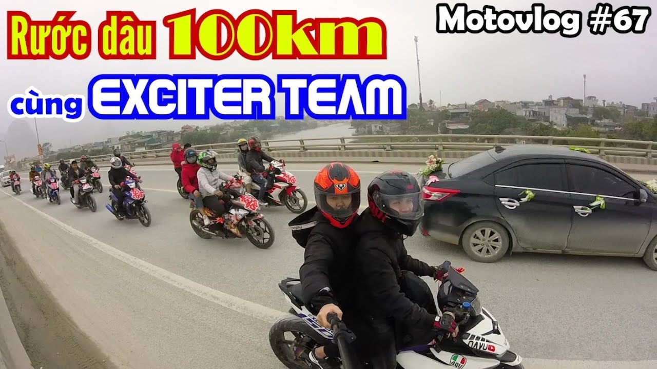 EXCITER 150 trong hành trình rước dâu 100km từ Hòa Bình về Hà Nam | Motovlog 67