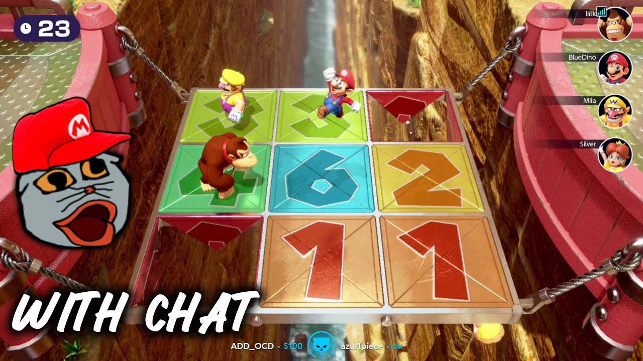 Lirik plays Mario Party Superstars