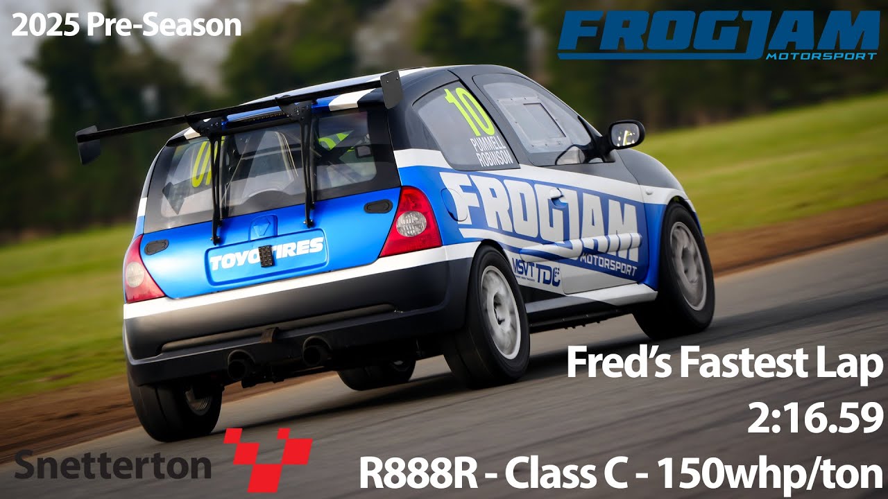 Fred's Fastest Lap - FrogJam Motorsport Clio 182 @ Snetterton Pre Season Test Day 2025