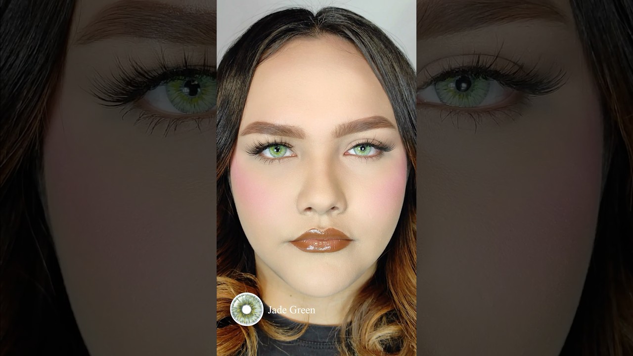 Jade Green 14.2mm #makeup #contactlenses #contactlens #lenses #lens  