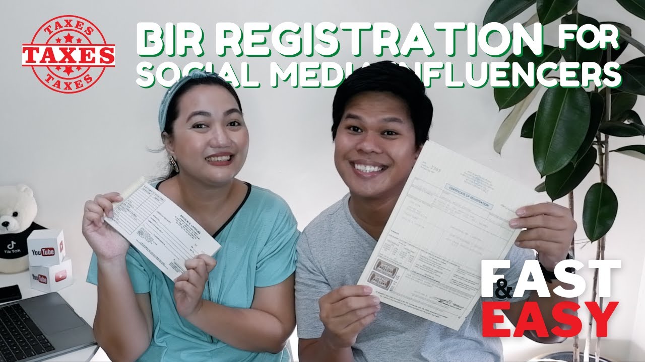 How to Register in BIR: Tax for Social Media Influencers and Freelancers | Omni and Bryce