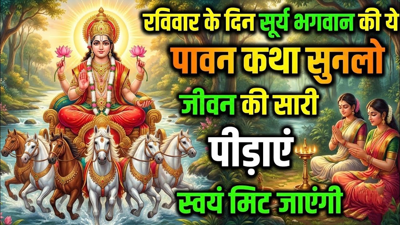 रविवार स्पेशल: आज के।दिन सूर्यदेव की ये कथा सुनली तो जीवन के सारे कष्ट स्वयं मिट जाएंगे | vrat katha