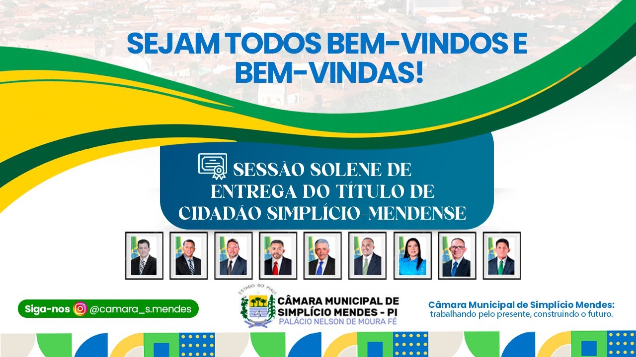 SESSÃO SOLENE DE ENTREGA DE TÍTULOS DE CIDADÃO