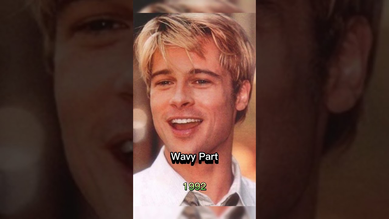 What Hairstyles made Brad Pitt attractrive #hairstyle #hair #haircut