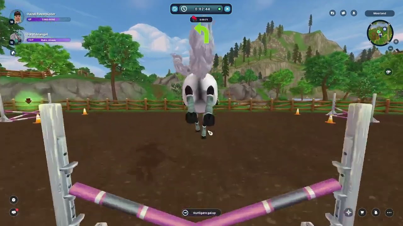 Dansk SSO Træner min Lvl 15 hest SunriseAngel