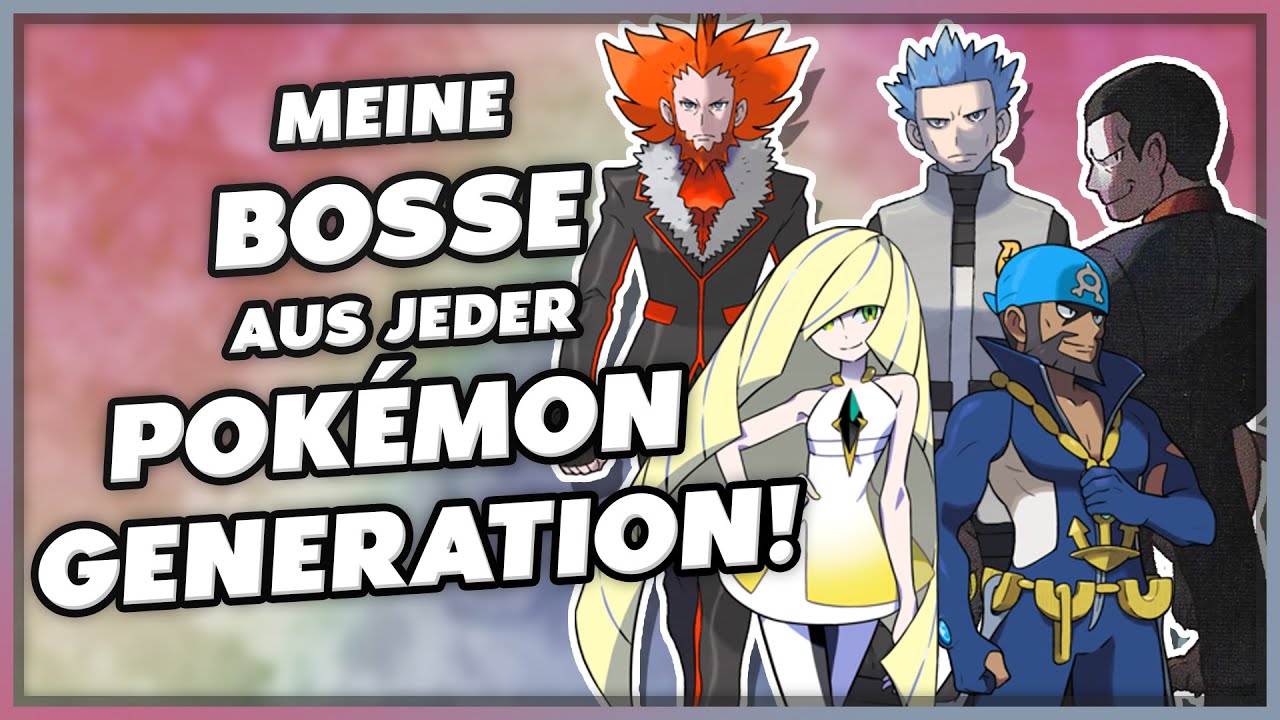 SO hätte ICH die BOSSE der BÖSEWICHTTEAMS aus JEDER POKÉMON Generation gestaltet!