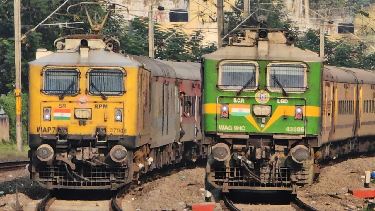 [Part-1]Railfanning At Powerpet Halt Station | Superfast Express | South Indian railways | HarshaRf 