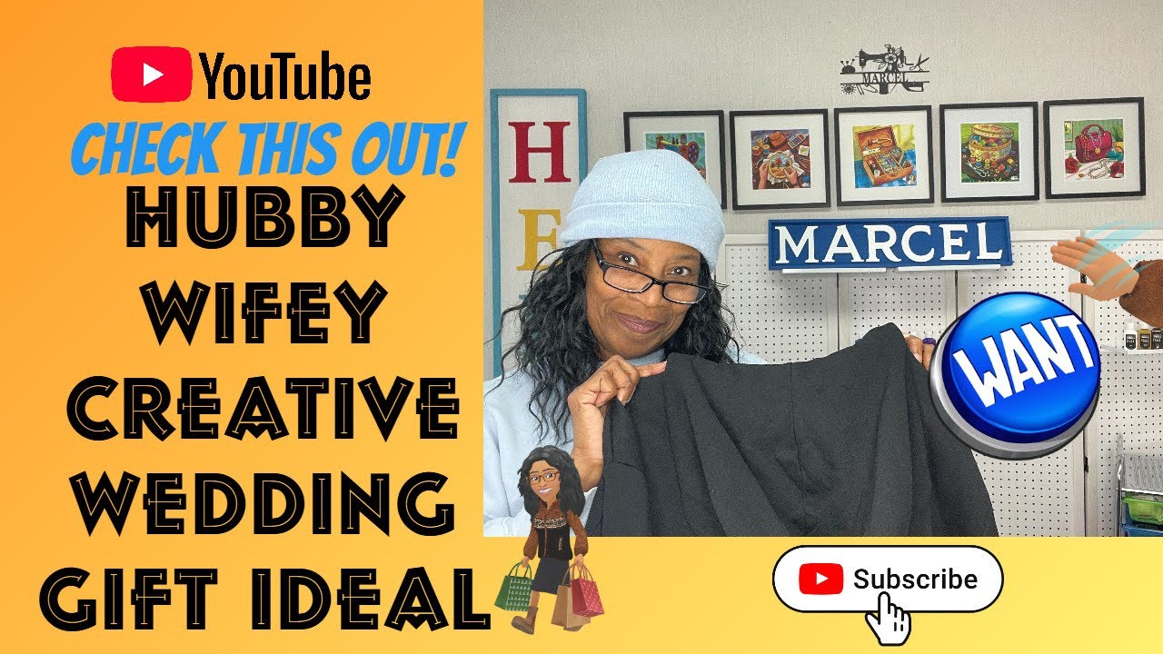 Check This Out! HUBBY & WIFEY CREATIVE WEDDING GIFT IDEAL 