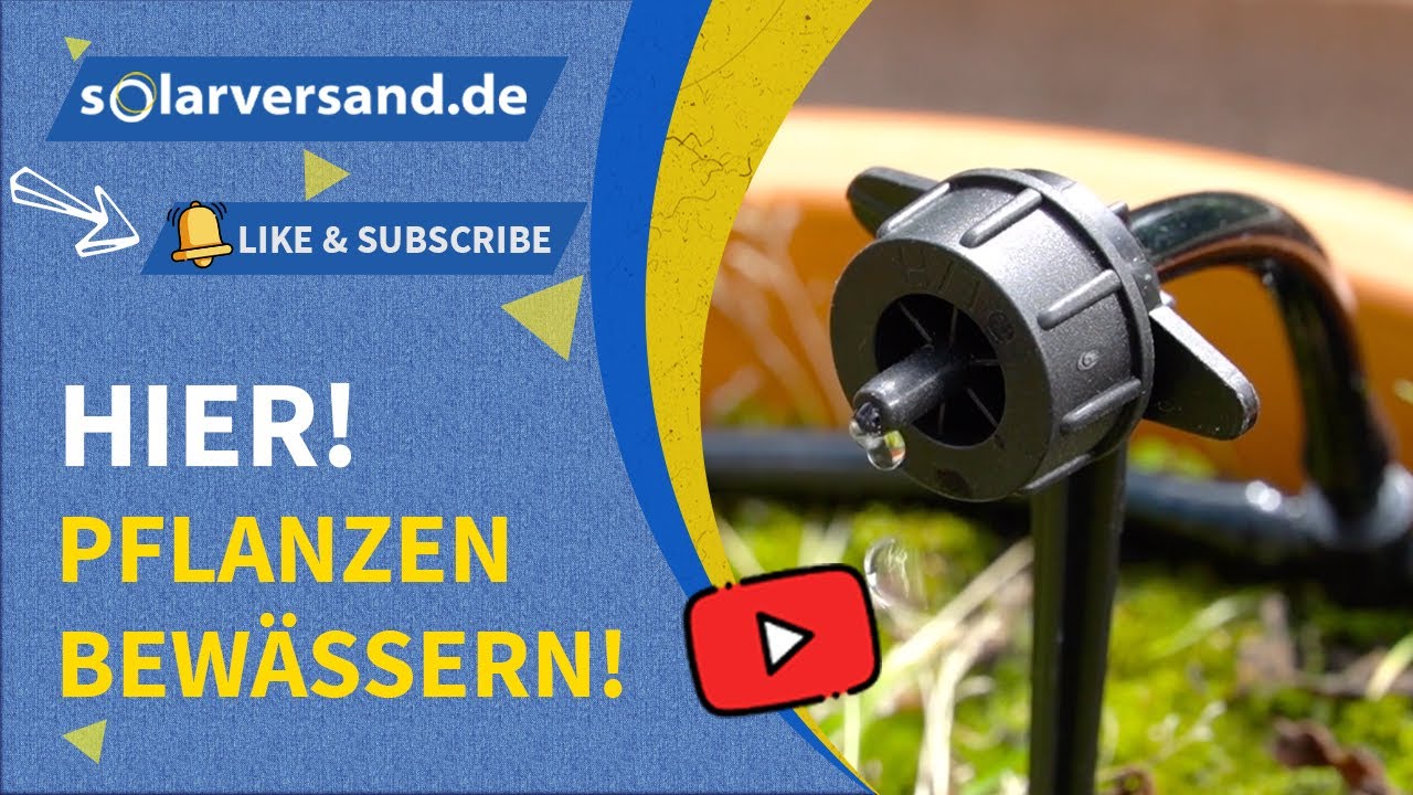 esotec Solar Bewässerungssystem WaterDrops Professional