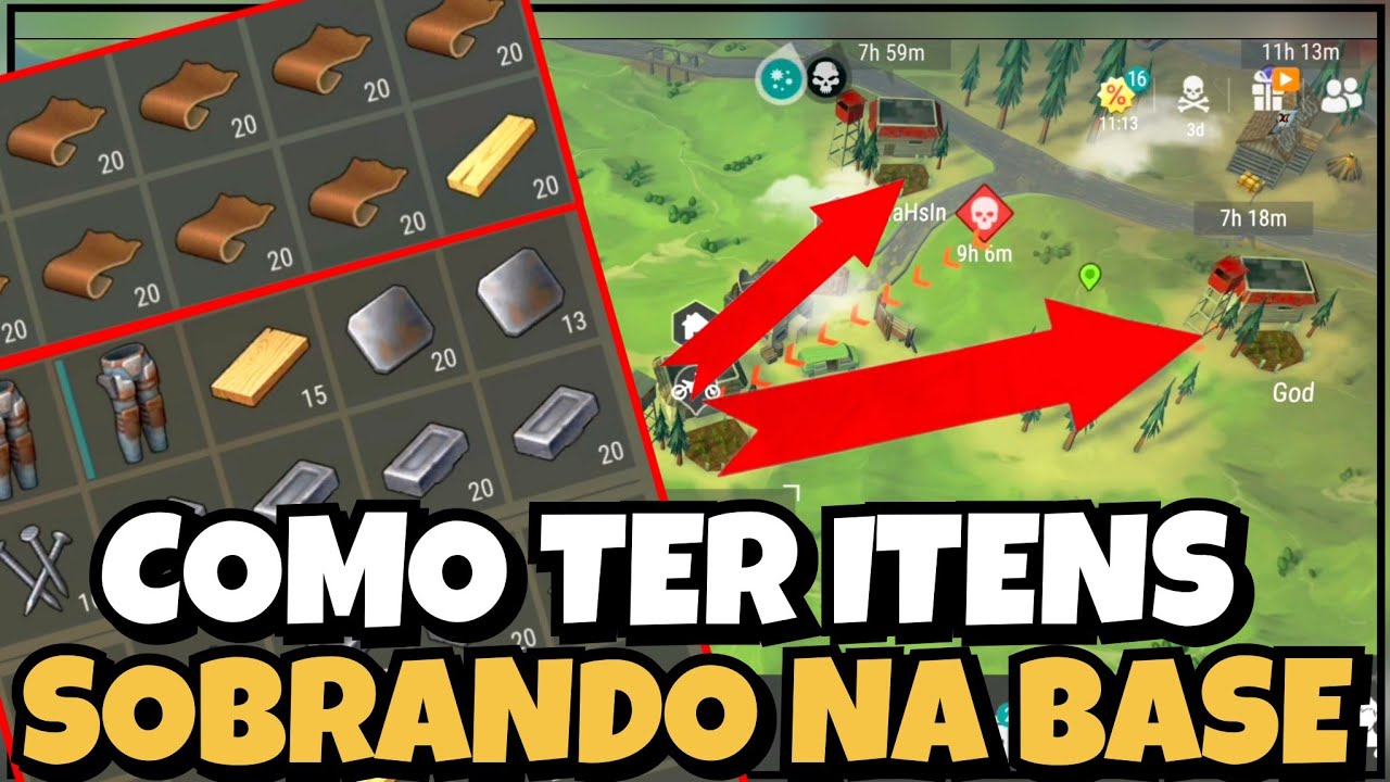 COMO TER ITENS SOBRANDO NA SUA BASE LAST DAY...