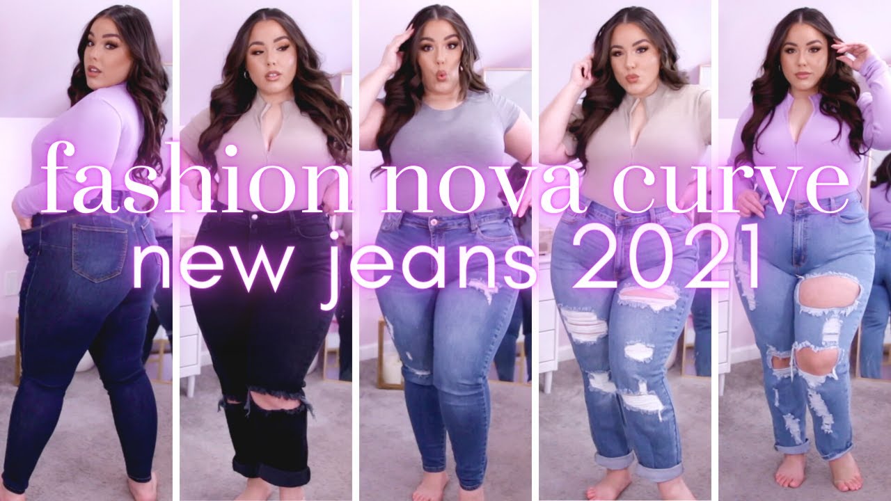 FASHION NOVA CURVE JEANS TRY ON HAUL 2021