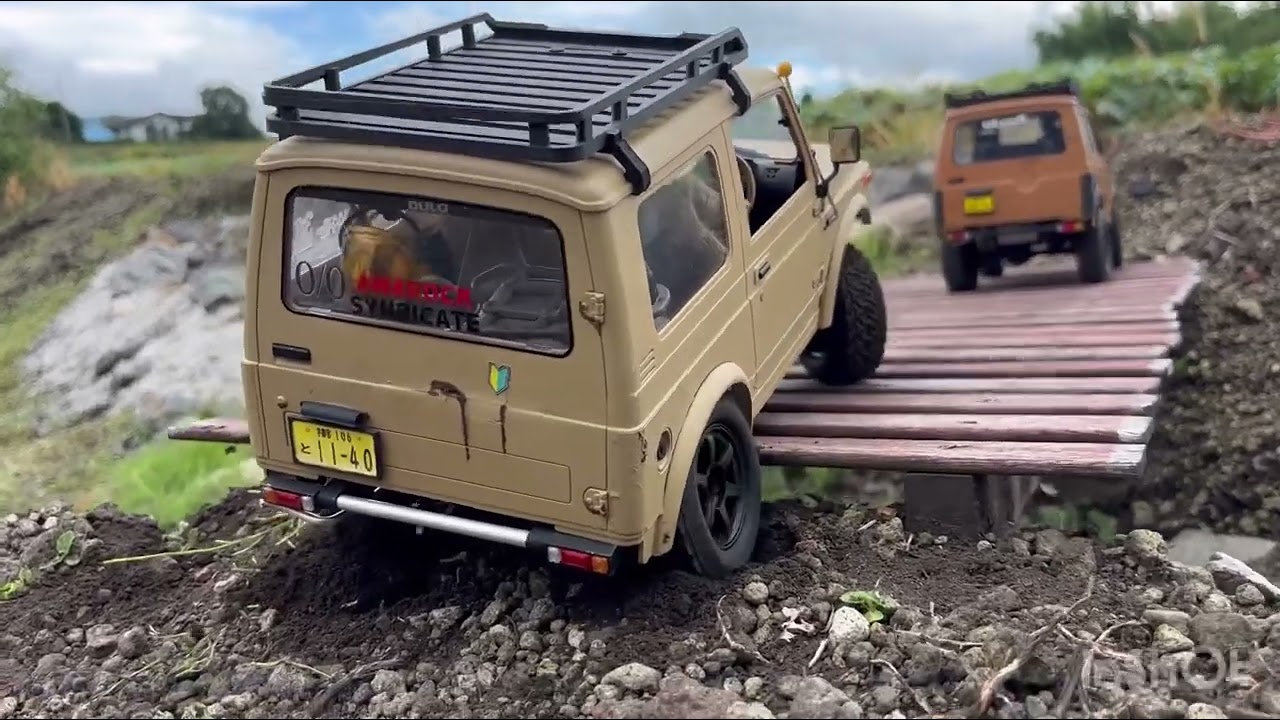 WPL C74ジムニー新人さん達を連れて*\(^o^)/*