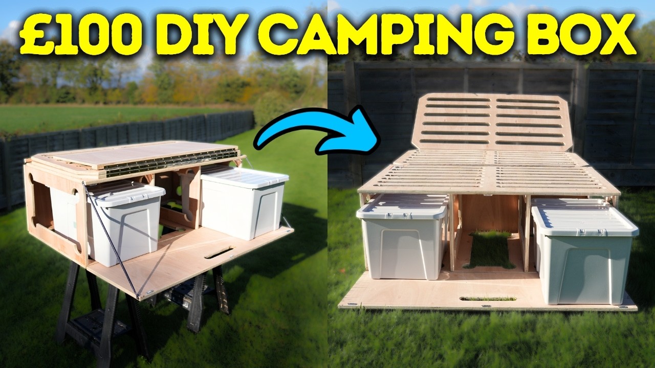 DIY Camping Box ... Fits Any Van!