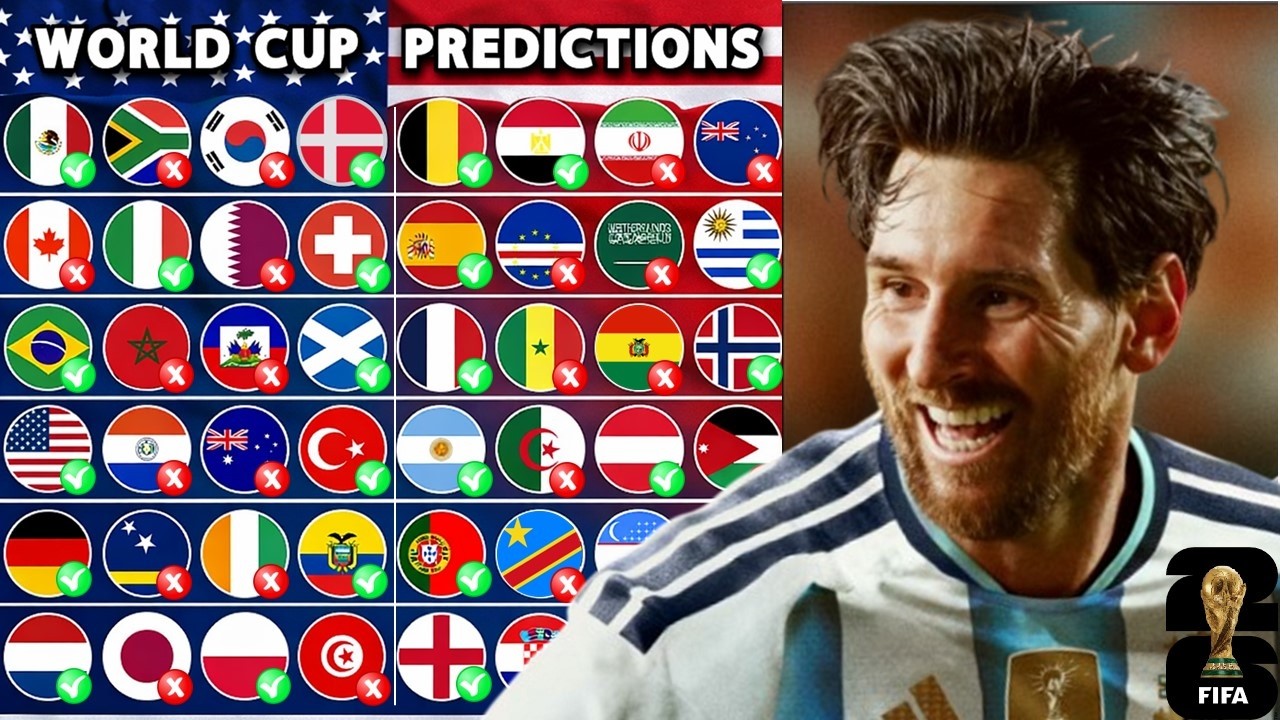 I Predicted the ENTIRE 2026 World Cup WAY Too Early…