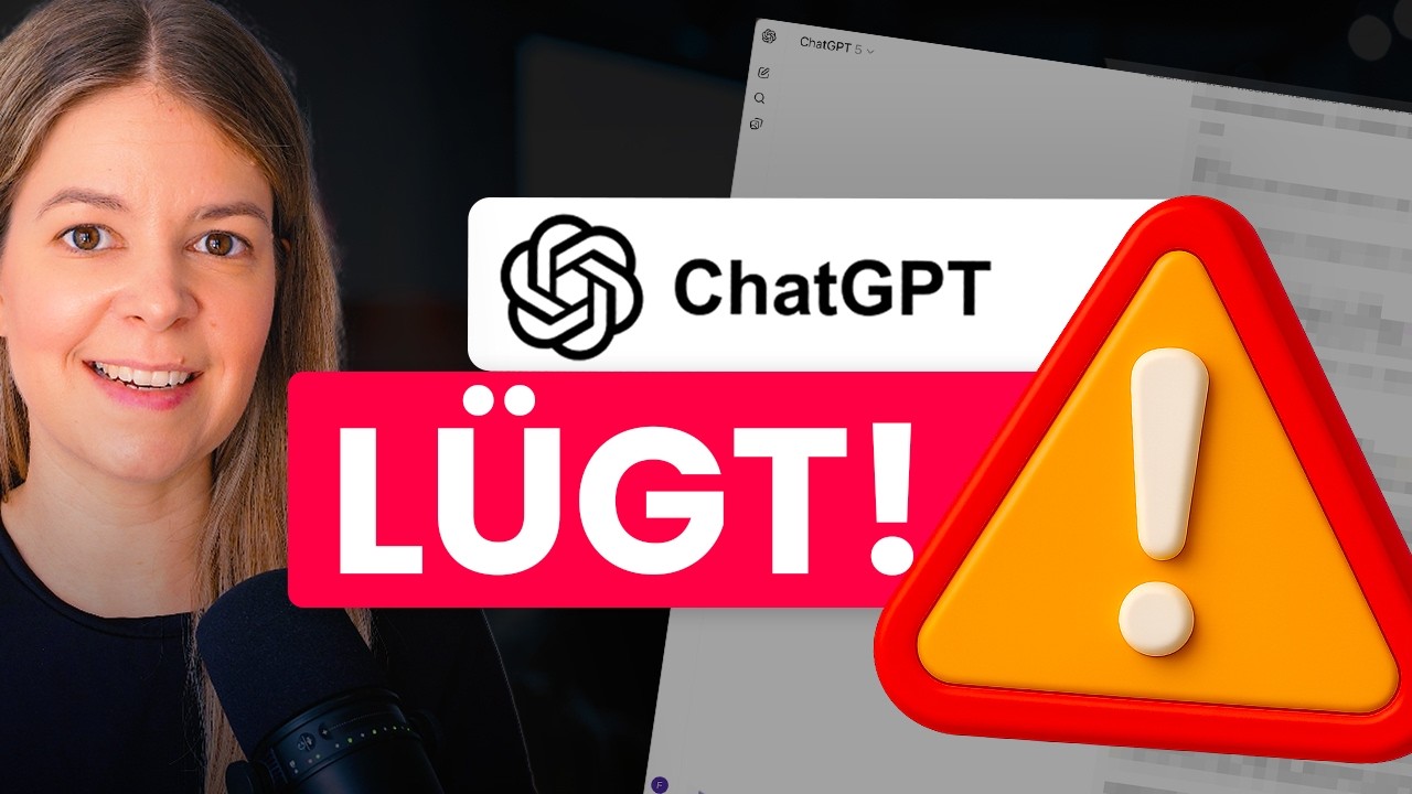 ChatGPT lügt 😧 das musst du unbedingt wissen bevor du KI nutzt ⛔️