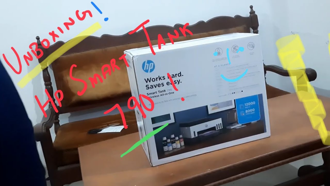 HP Smart tank 790 - Unboxing and Installation