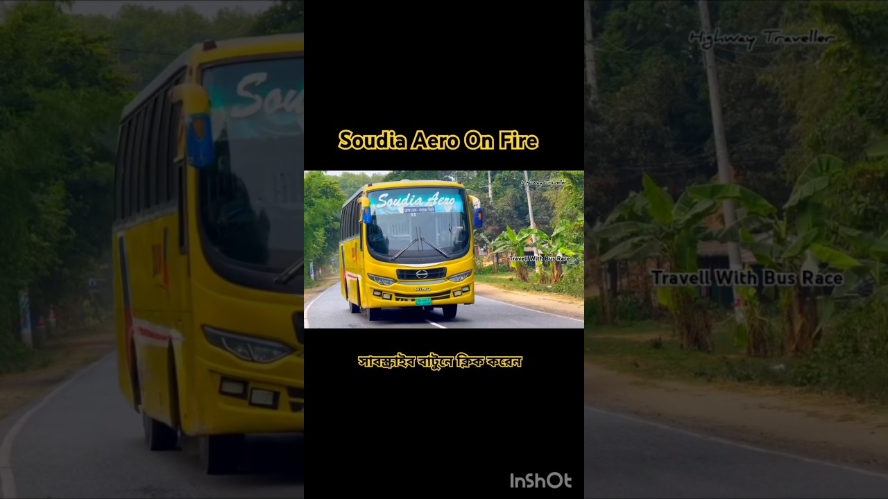 Soudia Aero On Fire💥//Travell With Bus Race