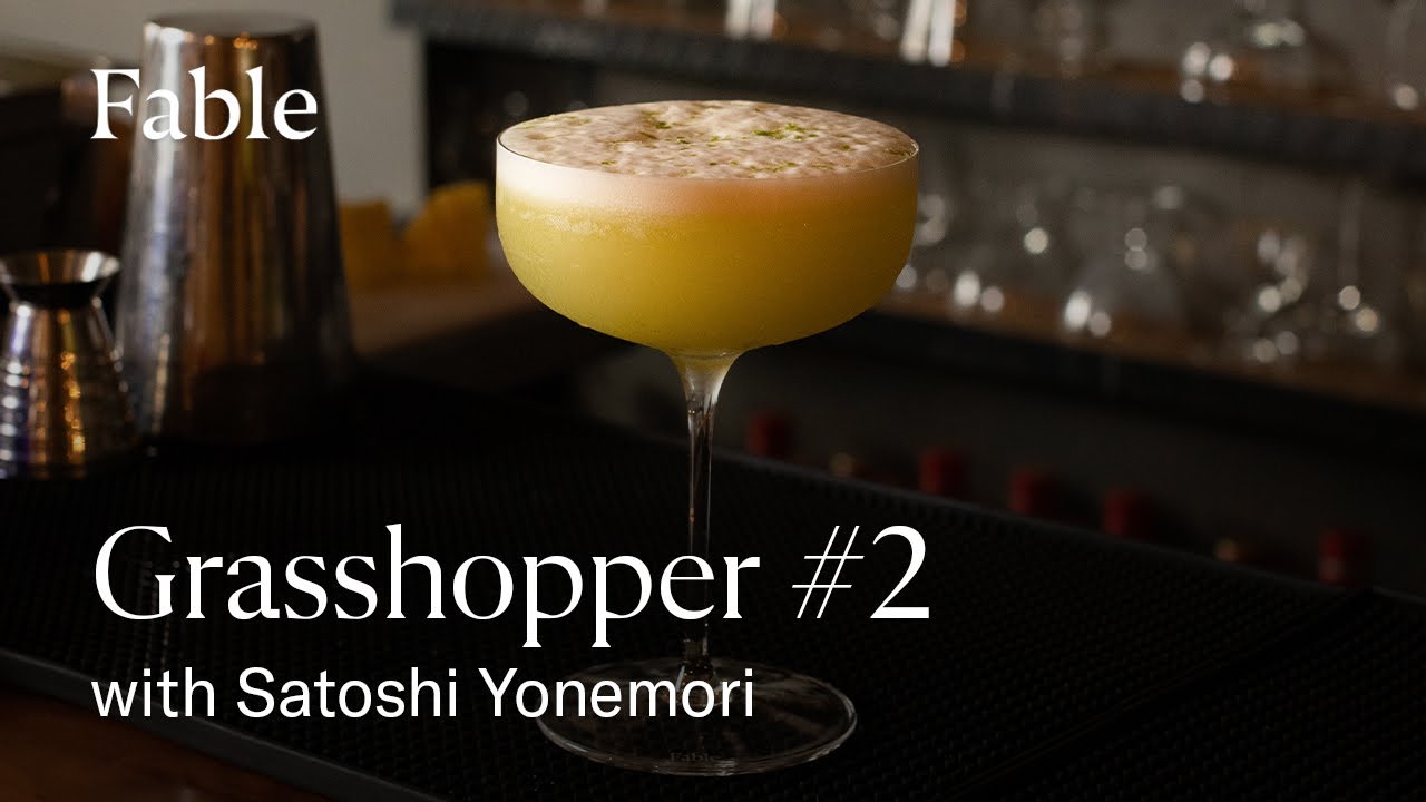 Cocktail Class with Satoshi Yonemori: Grasshopper #2 | Fable