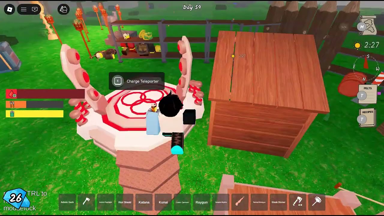 admin abuse! 99 nights in the forest