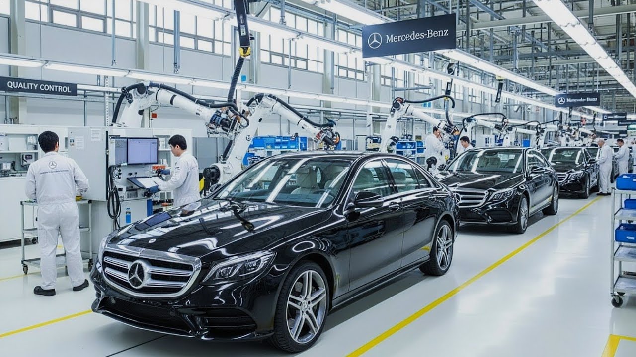 How Mercedes Produces Thousands of Cars Daily | Inside the Modern Car Factory (Full Process)