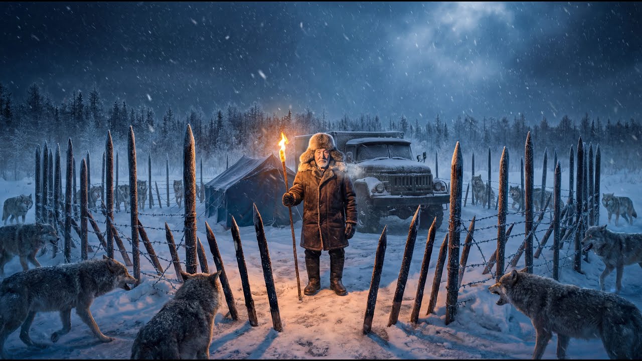 90-Year-Old-Truck Driver vs Brutal Winter — A Fight to Stay Alive