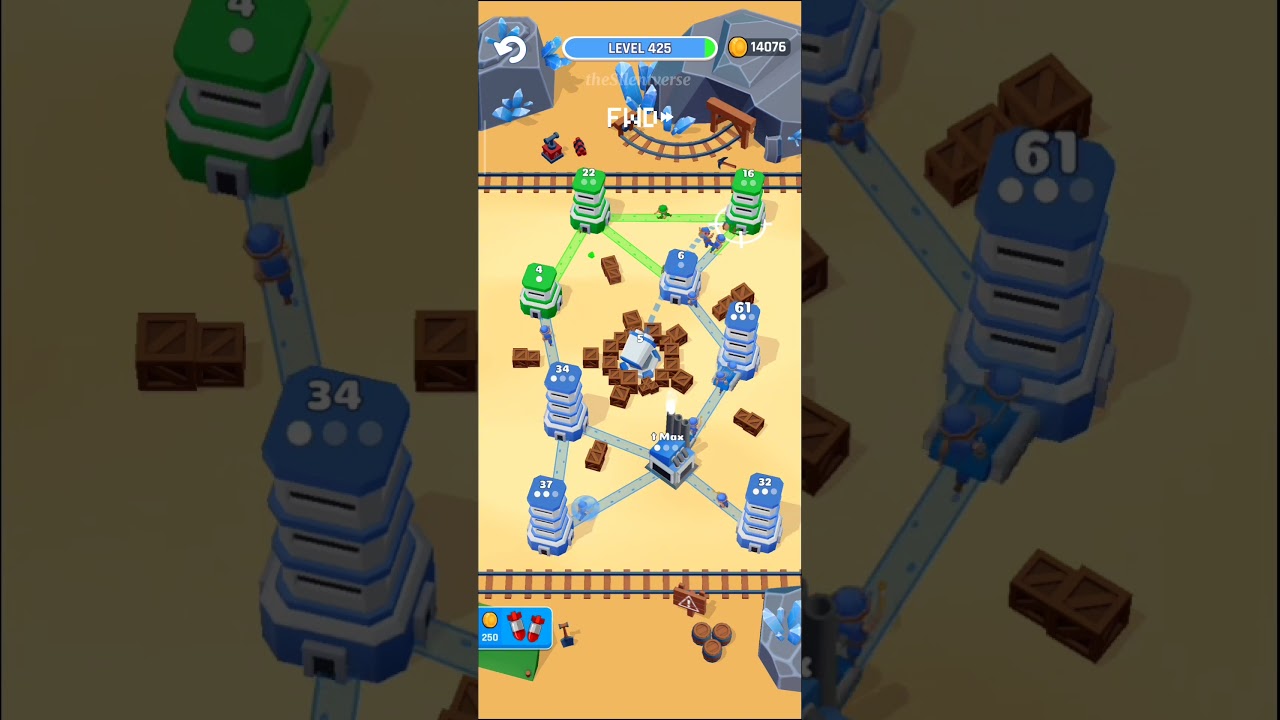 Tower War Level 425 🔥 Impossible Strategy Win | Epic Tower Defense Shorts
