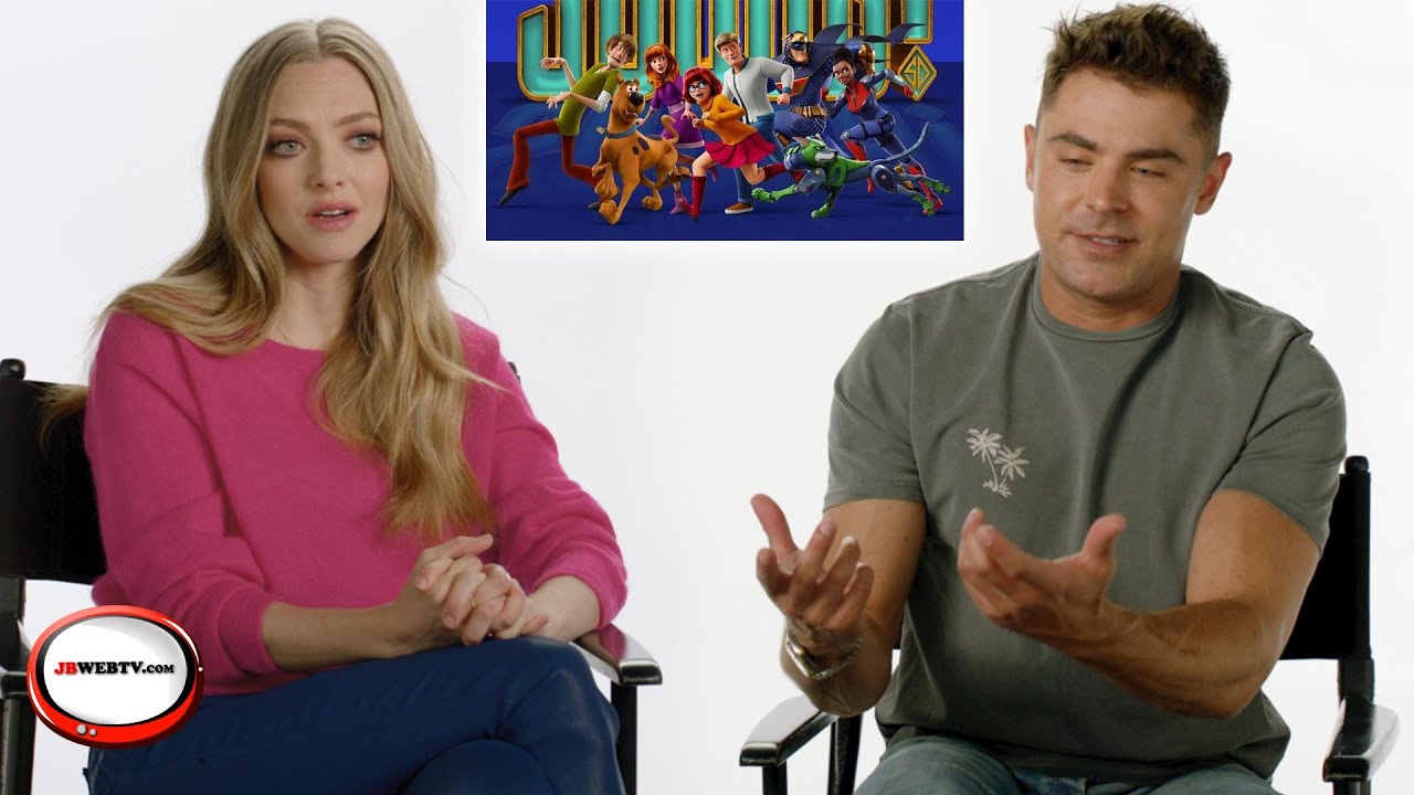 SCOOB | Talking with Zac Efron and Amanda Seyfried about the Scooby Doo Movie