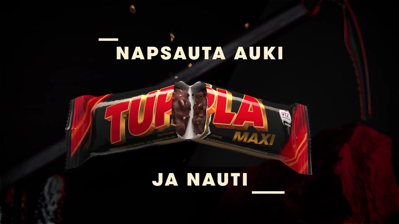 Шоколад Tupla maxi молочный с миндалем и наполнителем из какао нуги 50 гр