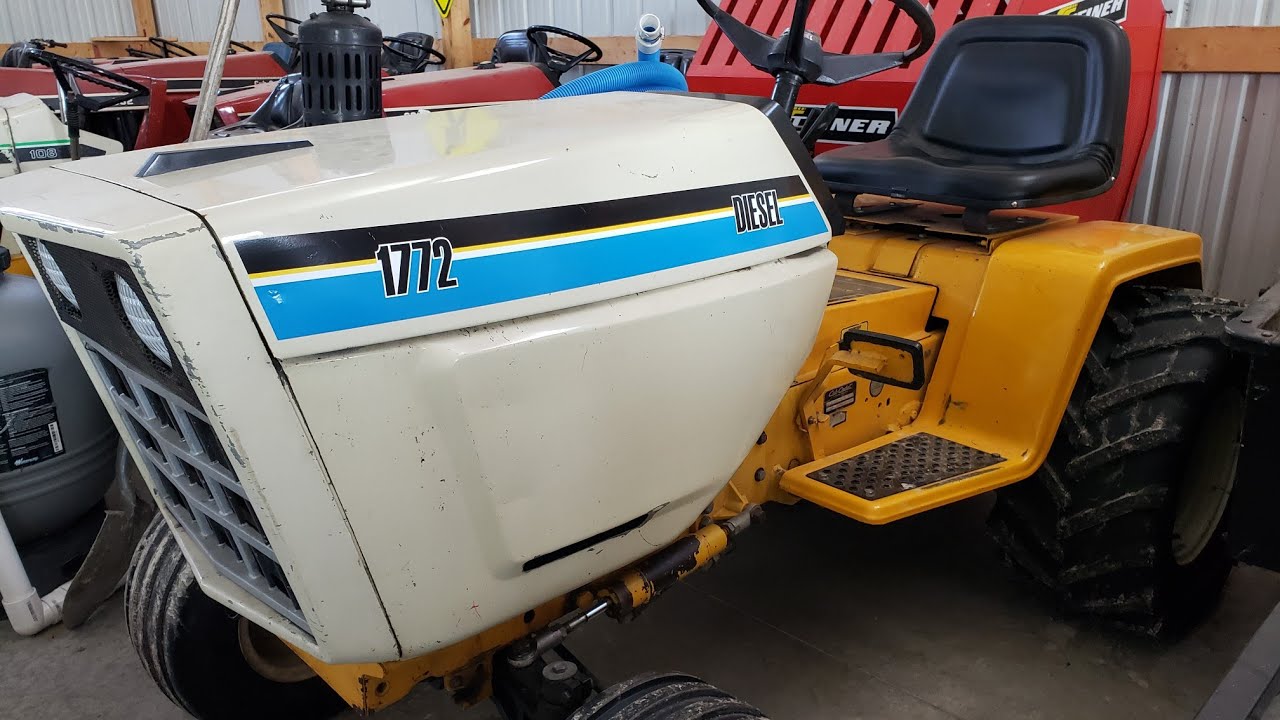 Cub Cadet 1772, And 782D 41 Degree Cold Start!