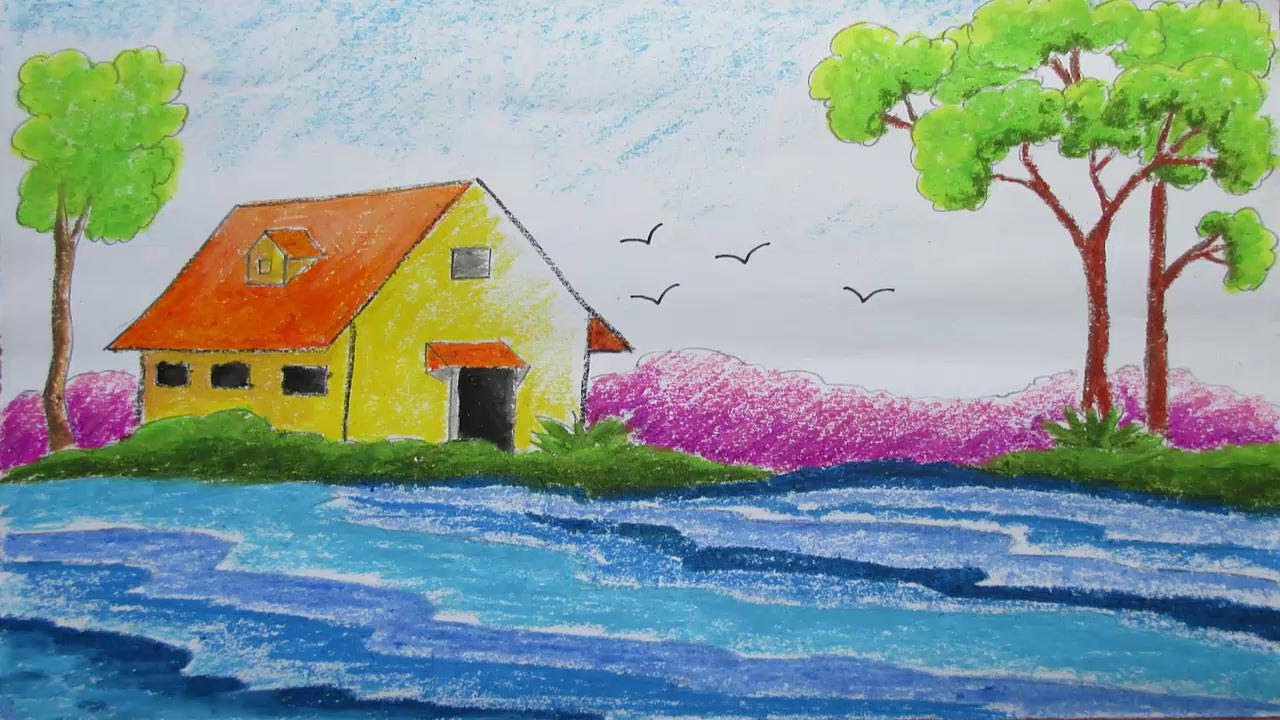 Pastel Drawing | How to Draw a Scenery | Episode-7