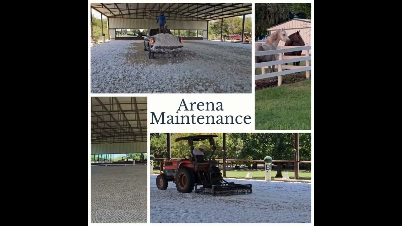 Arena Maintenance: Annual Footing Refresh at White Fences Equestrian