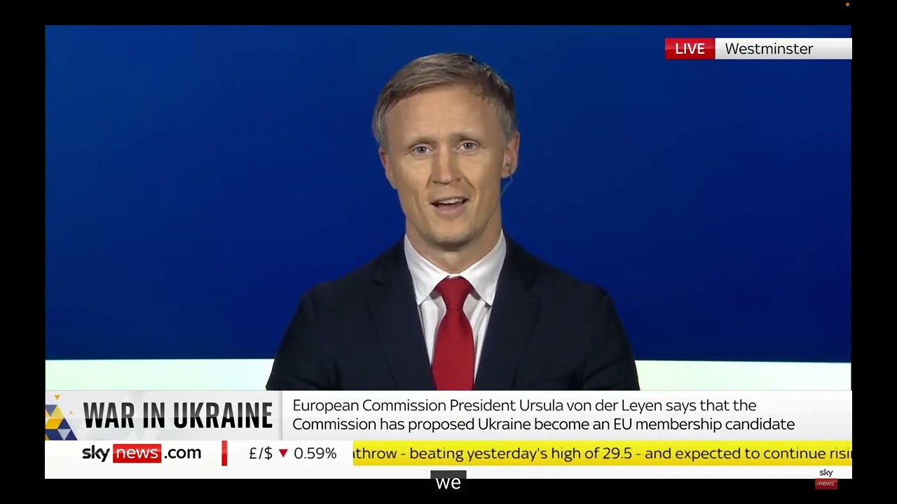 Rihards Kols interview on Sky News