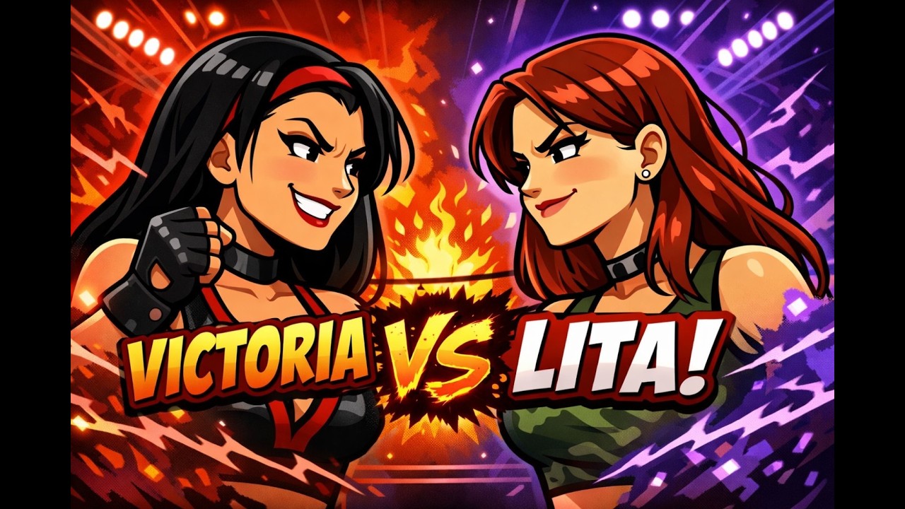 Victoria vs Lita – Ruthless Era Showdown 🔥 | Dream Match