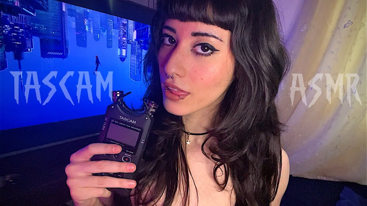 ASMR TASCAM ☆ SONS de ORELHA a ORELHA 👂 (no talking)